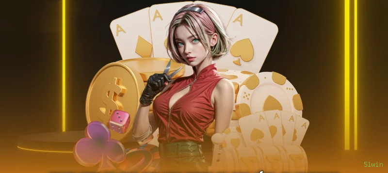 Imagem promocional do cassino online da 5lwin mostrando jogos ao vivo